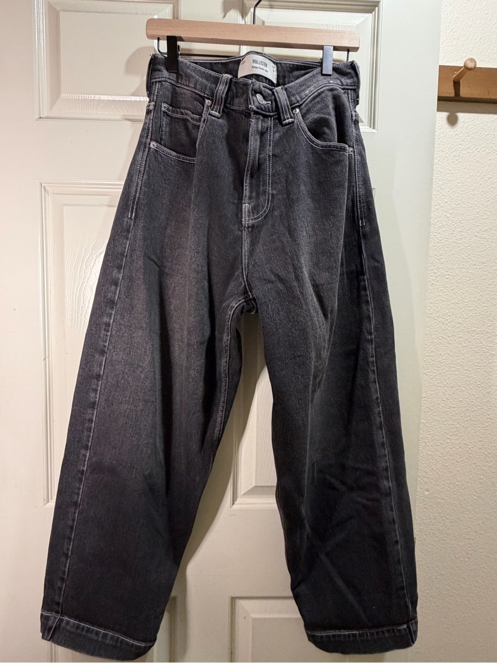 Hollister  Black baggy skate Jeans